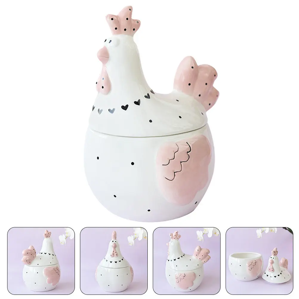 

Керамическая банка для хранения яиц в форме курицы, герметичная, для сохранения свежести, кухонный контейнер-органайзер для конфет и сухофруктов