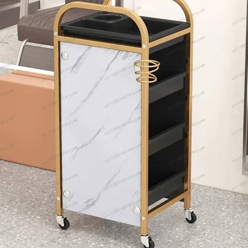 

Тележка-органайзер для парикмахерских инструментов, барберских, косметологических и тату-аксессуаров, передвижная, для использования в спа-салонах и салонах красоты