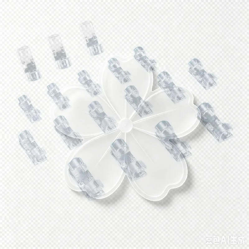 20 PCS Transparent Self Adhesive Cable Clips Strong Adhesion Easy Installation For Home Office Cable Organization