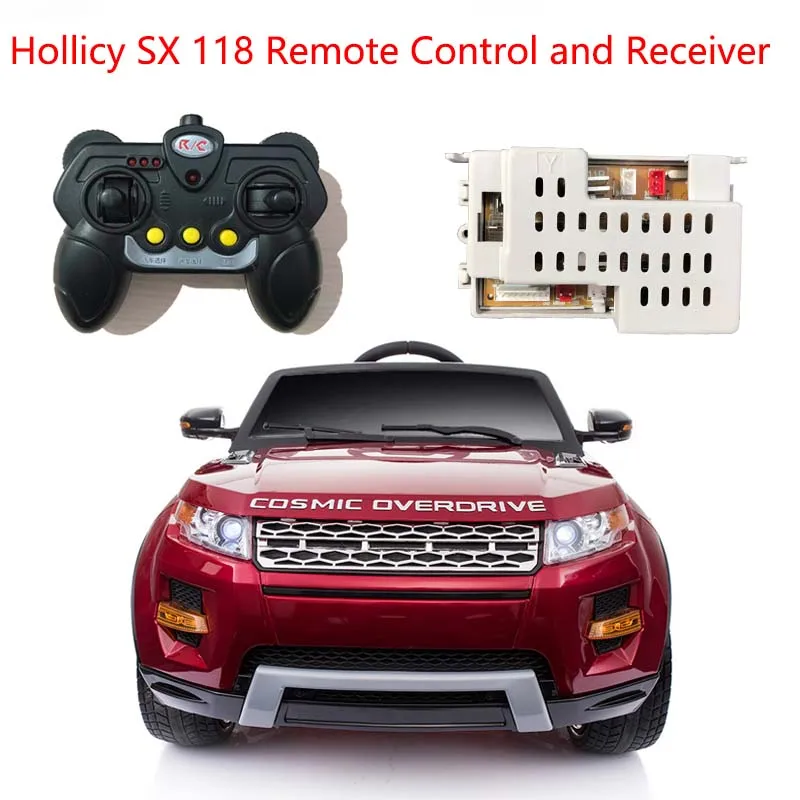 Hollicy SX118 Electric Car Upgrated Remote Controller Receiver Locator Parts Accessories for Children Toy Vehicle Automobile