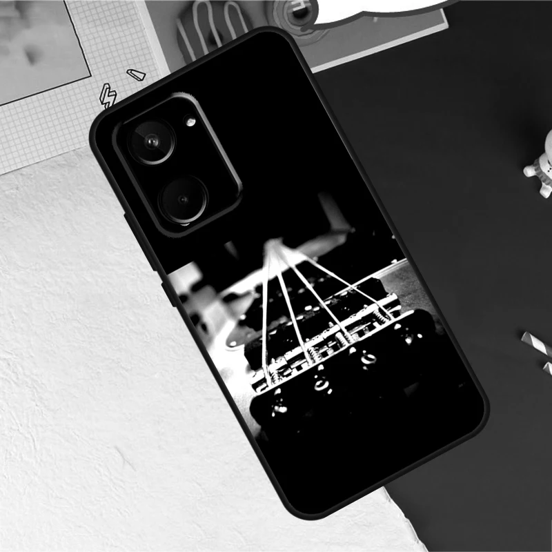 Guitar Music For Realme 8 9 10 Pro Plus 9i C11 C15 C30 C31 C35 C21Y C25 GT Neo 5 3 2 2T 3T Master Case