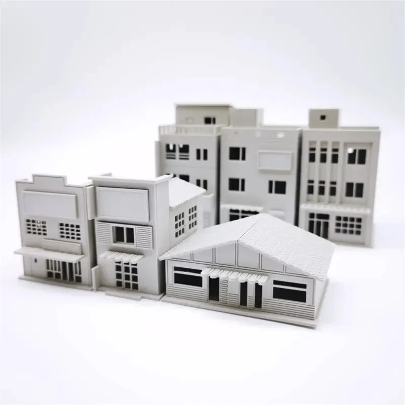 1/64 1/87 HO 1/150 N Scale Building Model European Style Villa House Model Train Scene Miniature Collection Sand Table Landscape