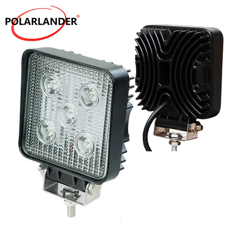 2x15W LED Square Work Light IP67 10-30V DC Spot Beam Offroad Tractor ATV Car Driving Work Lamp