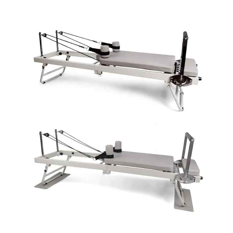 【2026】Home Gym Foldable Pilates Reformer ABS For Fitness Body Building Muscle Building Balance Training Postpartum Rehabilitatio