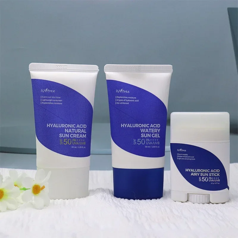 Isntree White Cover Leaf Hyaluronic Acid Blue Cover Isolation Lotion Natural Sunscreen Stick