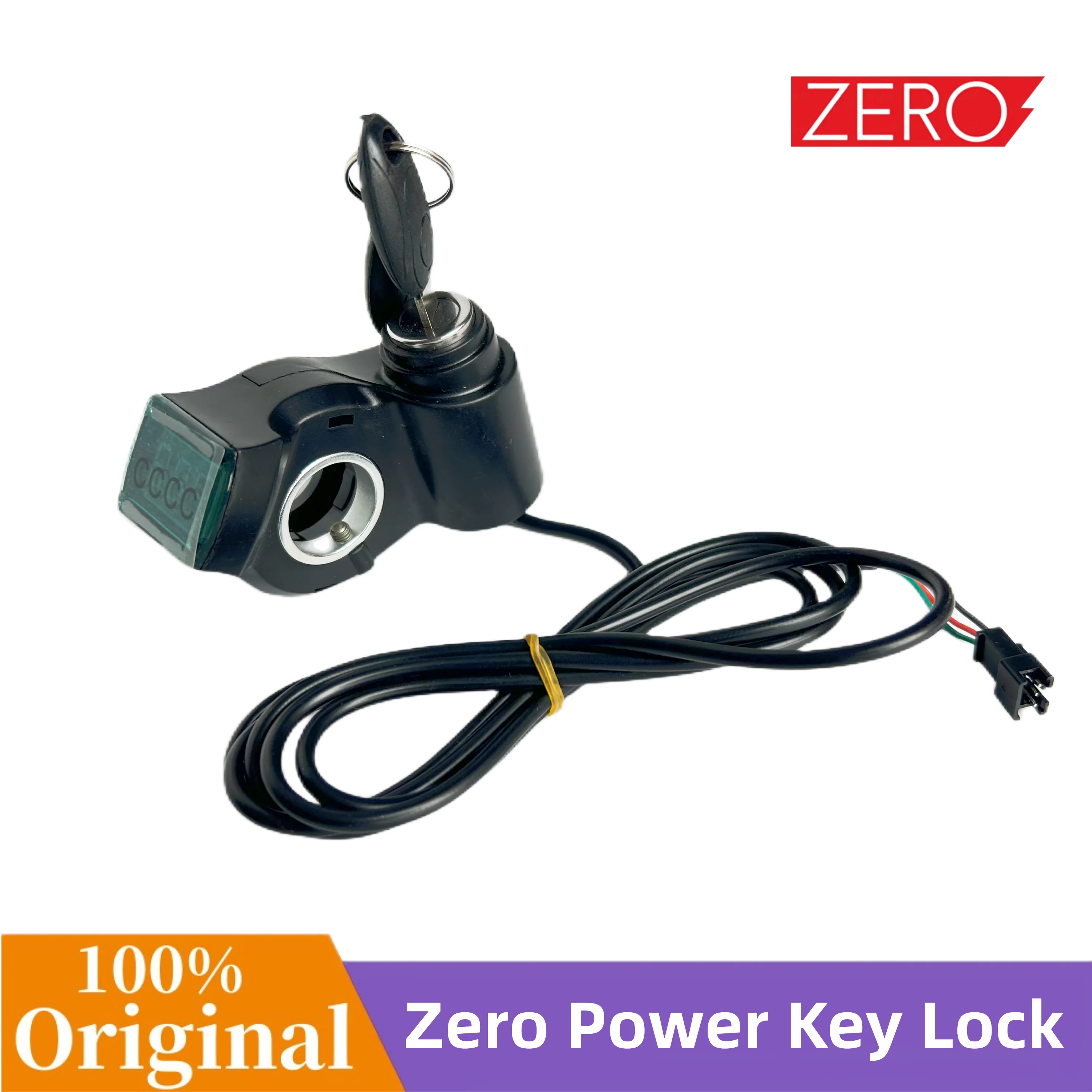 Original ZERO8X/9/10//10X /11X Ignition Key ZERO Power Key Lock  Scooter Original Button Display Skateboard Parts