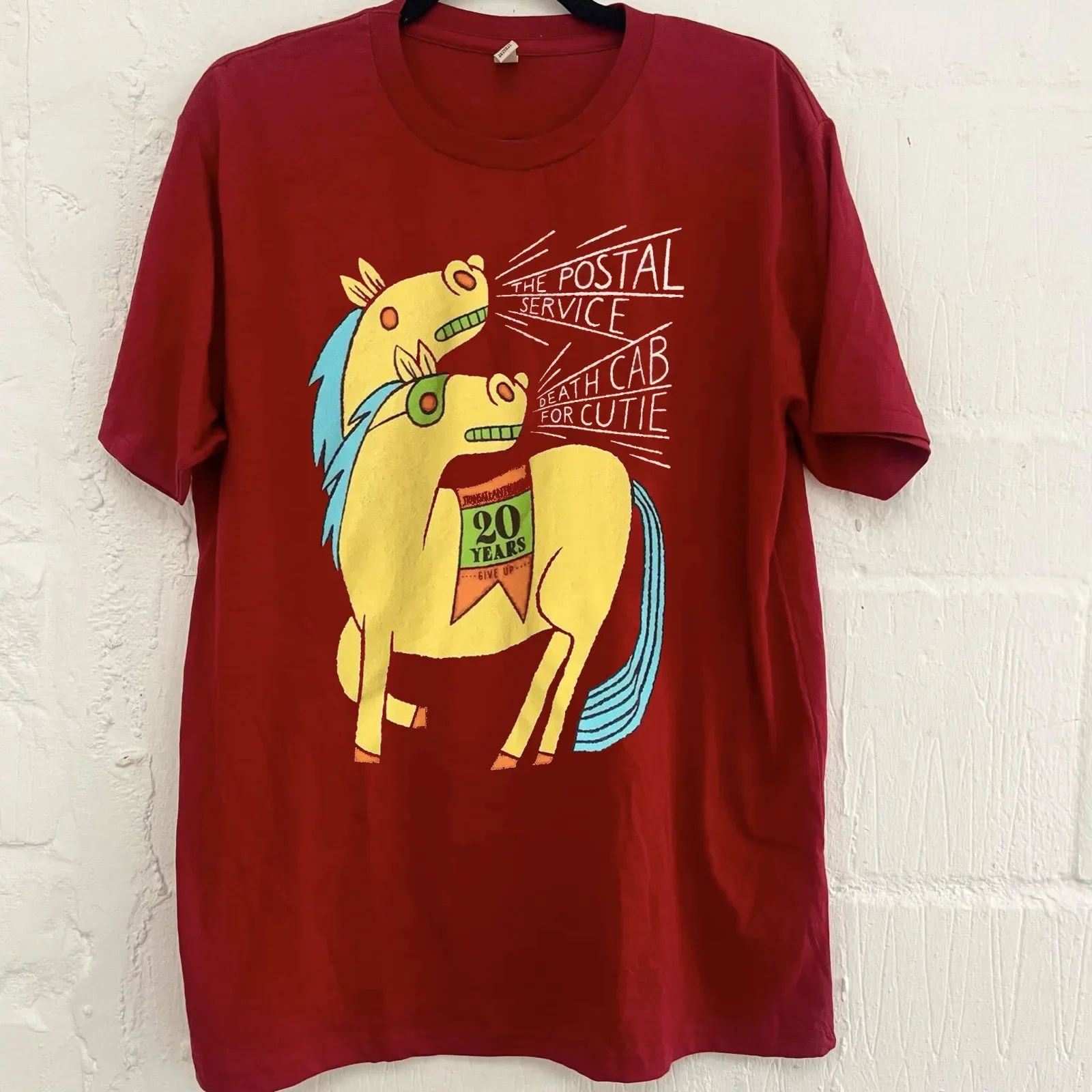 The Postal Service Death Cab For Cutie Tour 20 Years T Shirt Full Size S-5XL SS8