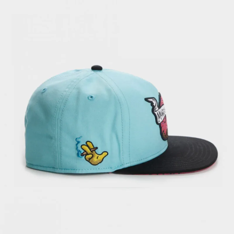Unisex Brand POWER Fashionable Breathable Snapback Hat Adults Outdoor Travel Adjustable Sun Baseball Sports Cap Snack Embroidery