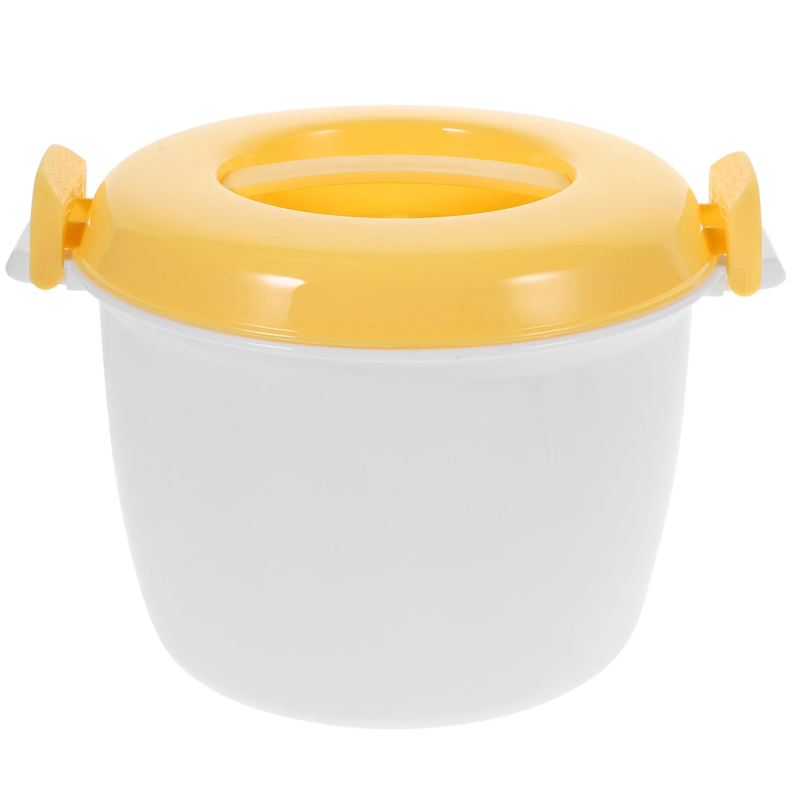 

Rice Cooker Microwave Steamer Lunch Containers Maker for Portable Tool Cookware Oven 4 Cup Plastic Food Travel