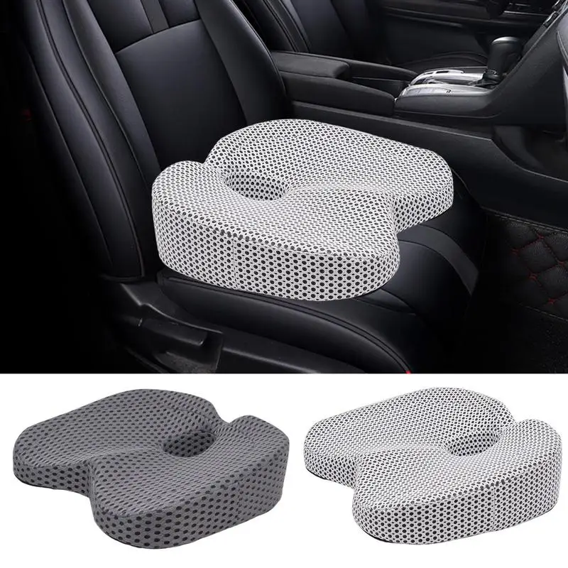 Car Seat Pillow Elastic Seat Pad Chair Pad Comfortable Seat Cushion Soft Thicken Chair Cushion Pads For Lumbar Support Offices