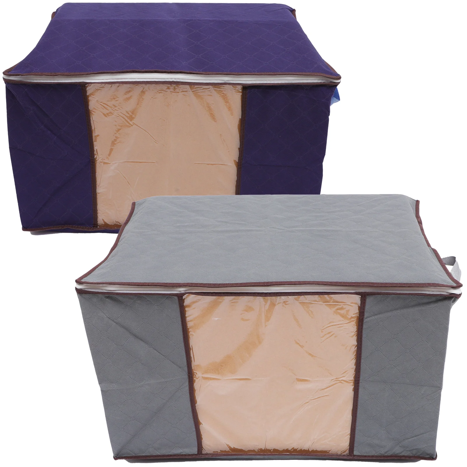 

Moisture Proof Bedding Storage Bag Extra Large Foldable Blanket Organizer Zipper Comforter Bags for Clothes Sweaters Pillows