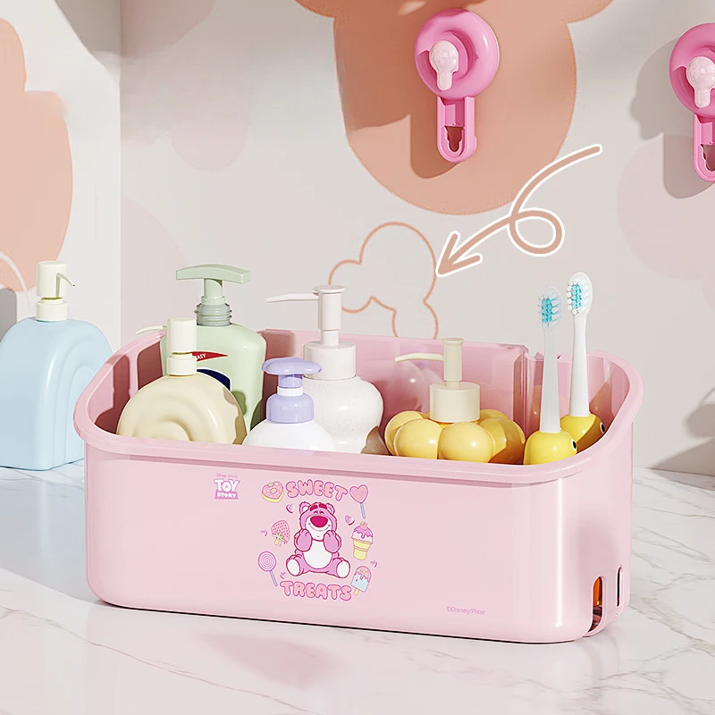Mickey Dopamine Suction Cup Shelf for Walls—No Drilling Required—Heavy-Duty, Drainable Storage Box for Bathroom Walls - view 4