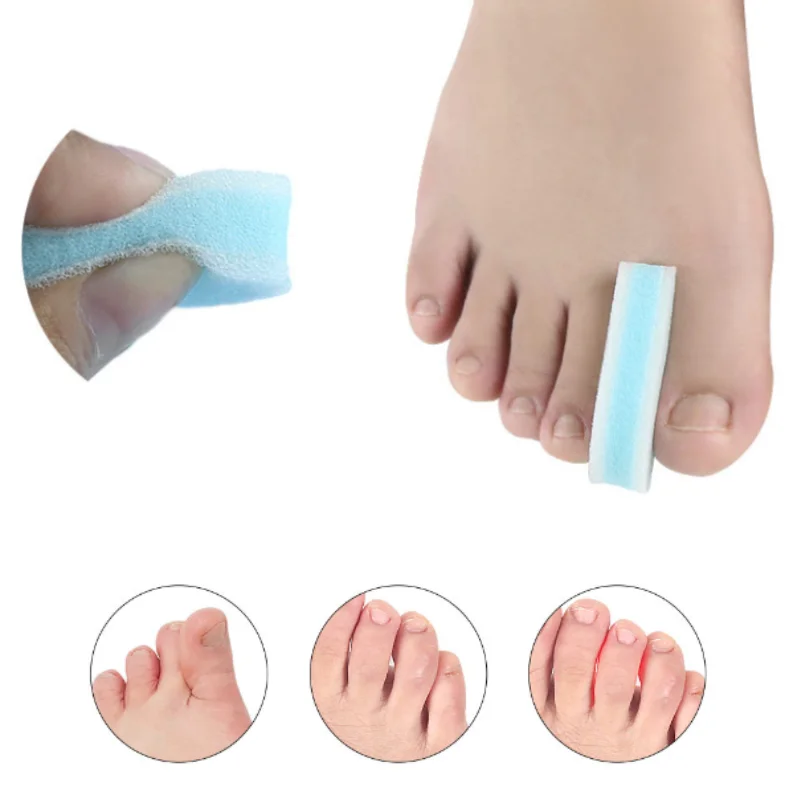 60Pcs=30Pairs Foam Toe Separator Fingers Spacers Sponge Bunion Toes Overlapping Prevent Corns Hammer Foot Care  Relief Relif