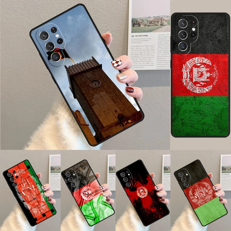 Afghan Afghanistan Flag soft Phone Case for Samsung Galaxy note 10 pro S26 Ultra S23 S24 FE S25 S21 S22 PLUS shockproof Cove