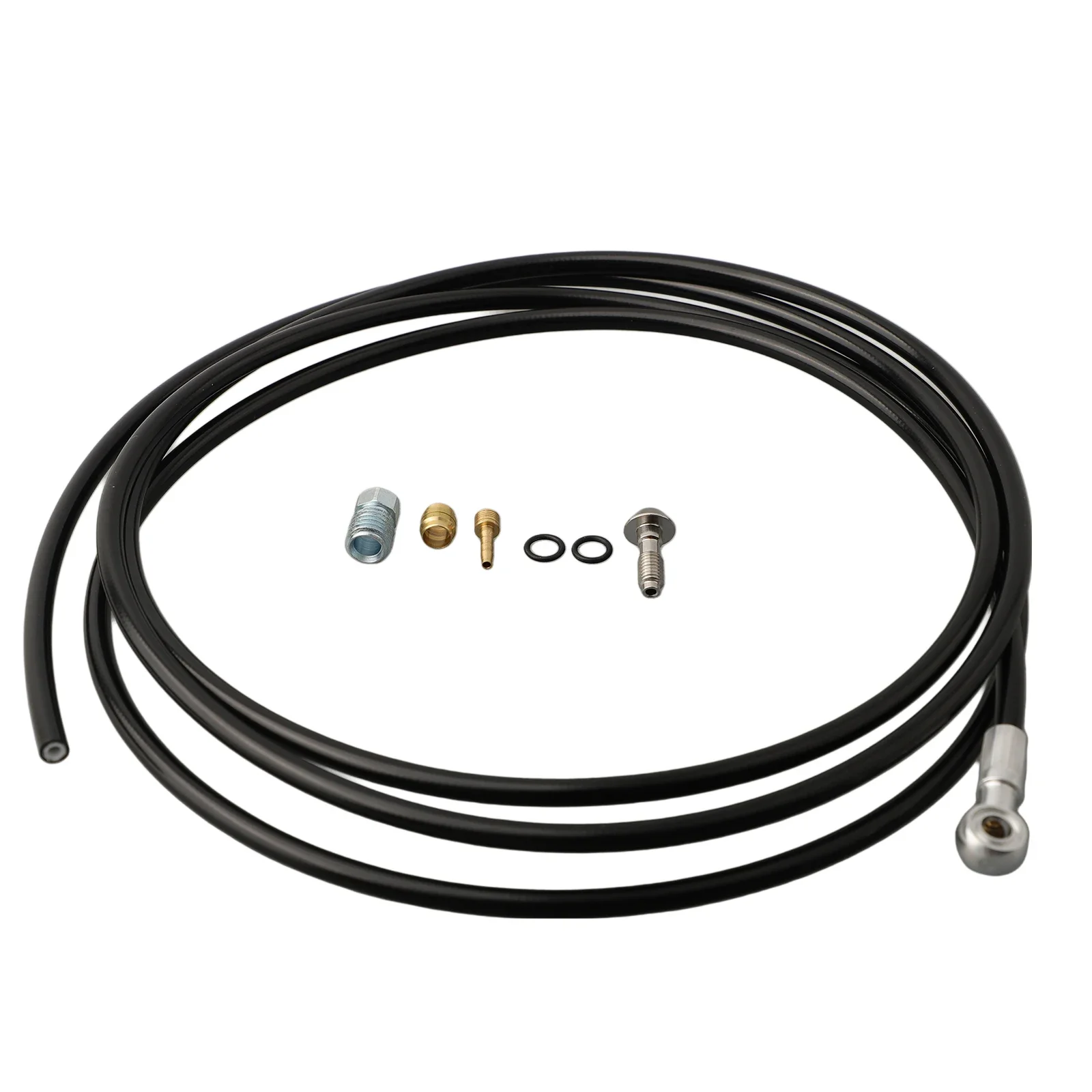 Kit Brakes Brake Hose Sturdy Olive Pressed Banjo Reliable Replacement Screws 2500 Mm Seals Sleek Design Spare Parts