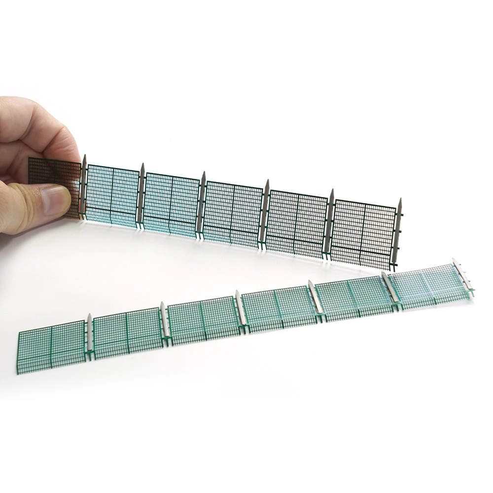 N Scale Miniature Fence Model Grid Guard for Railway Train Layout Garden Decoration DIY Model Making for Diorama Kit 1pc