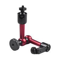 Magnetic Holders Dial Test Indicator Bracket Holder Stand High Quality Indicator Red Aluminum Alloy Base Flexible