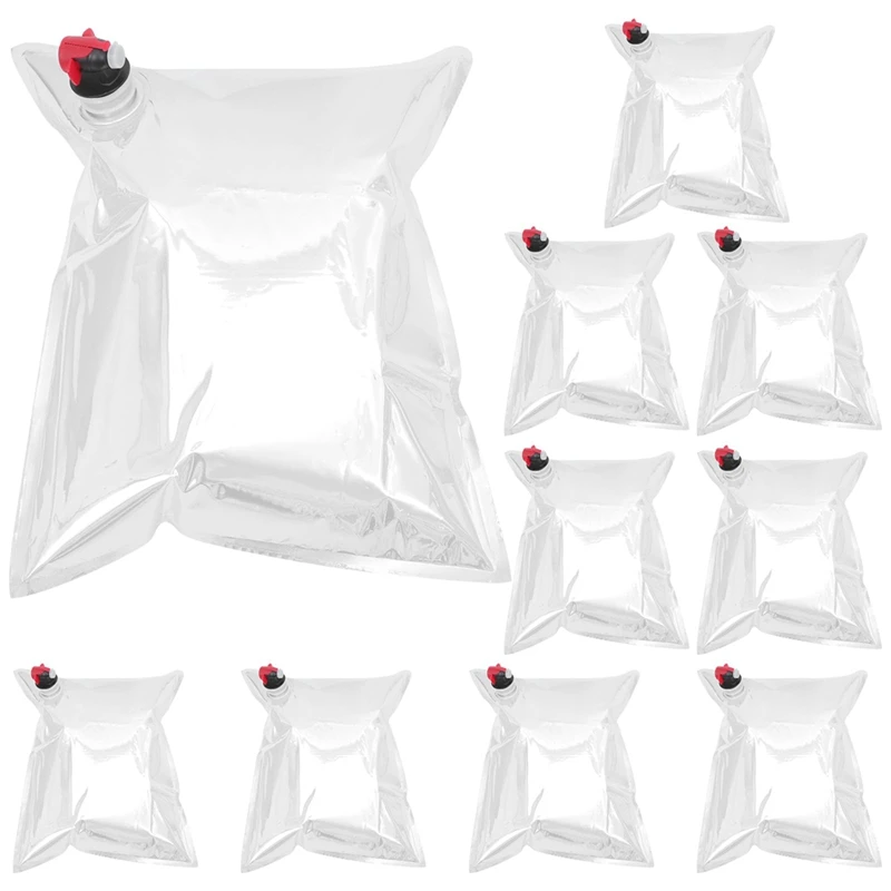 10Pcs Wine Purse Refill Bags Refill Bladders 5L Wine Purse Replacement Bags Refill Dispenser Bag Wine Replacement