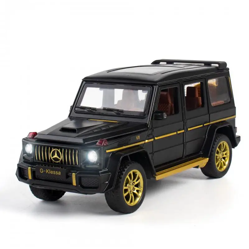 1:32 Mercedes Benz G63 AMG Model samochodu ze stopu cynku Symulacja metalowego samochodu Zabawki dla dzieci Odlewane pojazdy zabawkowe Samochód terenowy A65