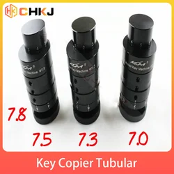 Chkj Zuid-korea Klom Portable Plum Key Copier Tubular Computerized Sleutel Snijmachine Snijders Met 7.0Mm 7.3Mm 7.5mm 7.8 Mm