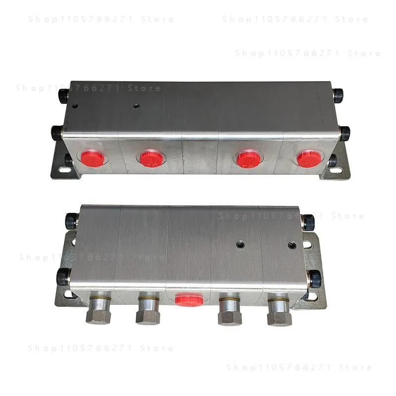 High Precision Hydraulic Synchronous Flow Divider Motor 2/4 Circuit Large Flow Gear Synchronizer for Hydraulic Cylinder Sync