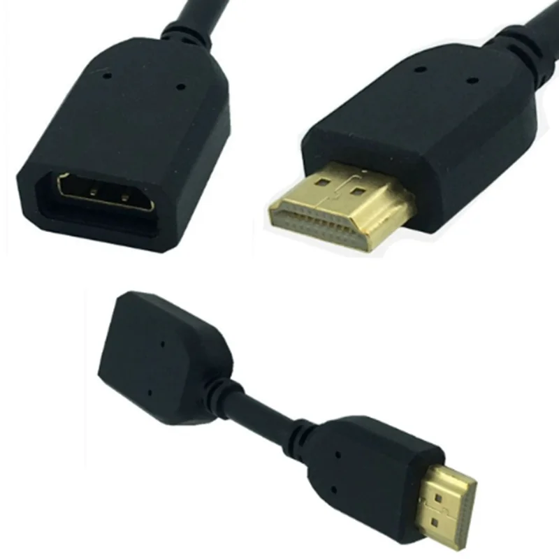 10 سنتيمتر HD HDMI-متوافق مع ذكر إلى أنثى موسع محول محول دعم ثلاثية الأبعاد لجوجل كروم كاست ، روكو عصا ، عصا التلفزيون ، HDTV