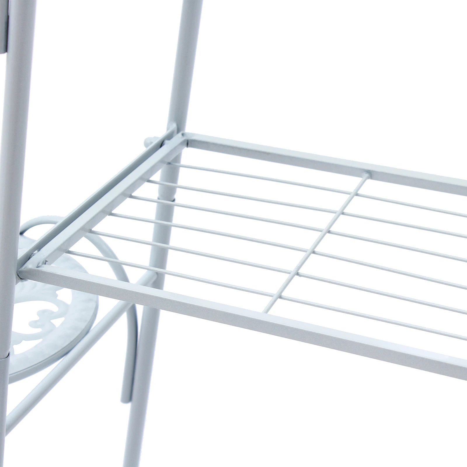 9 Layers Plant Stand Indoor Outdoor Metal Flower Pot Display Holder Shelf Flower Rack