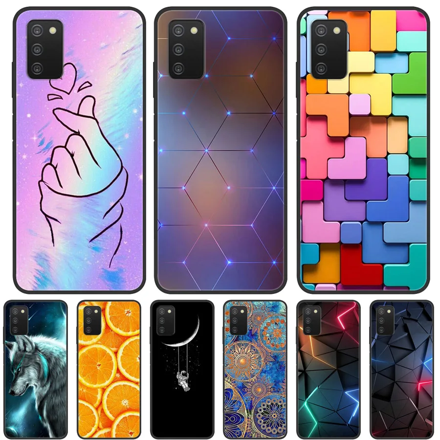 Covers For Samsung A03s Case A02S Cute Print Silicone Funda Soft Back Cases for Samsung Galaxy A02s A03s Case A 02s A03 s Bumper