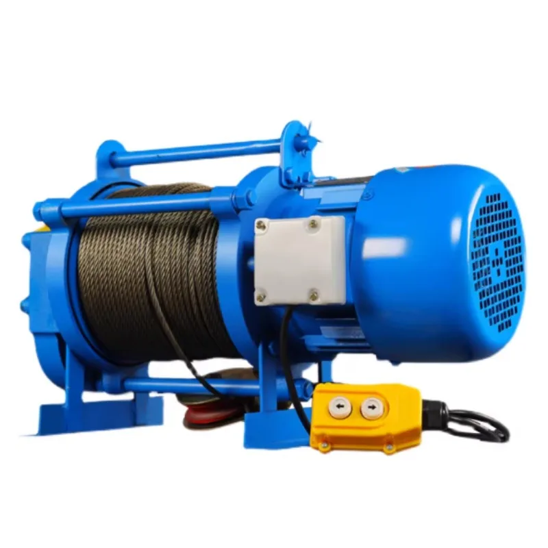 

220v 380V 30m 60m1500kg Lift Wire Rope Motor Electric Winch with Clutch