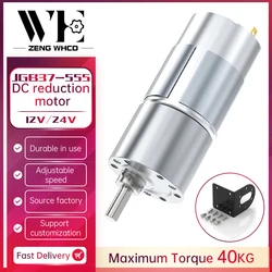 JGB37-555 Micro Gear DC Reducer 12v/24v Extended Shaft High Torque Low Noise Adjustable Speed Linear Actuator With Brush Motor