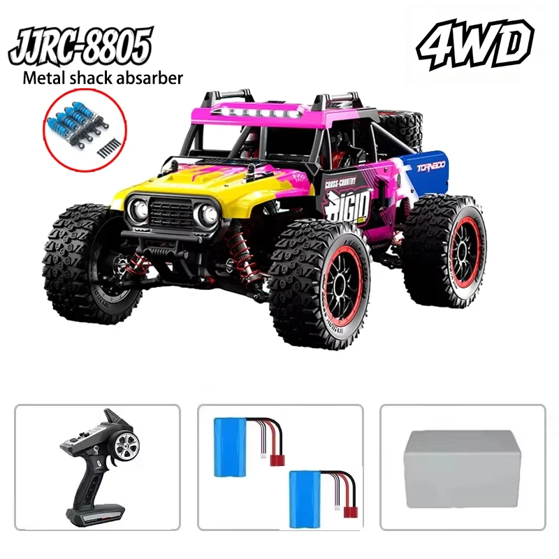 JJRC C8805 4WD High Speed RC Car 1/16 Scale Off-Road Climbing Truck 2.4G Anti-Interference Remote Control Car for Boys