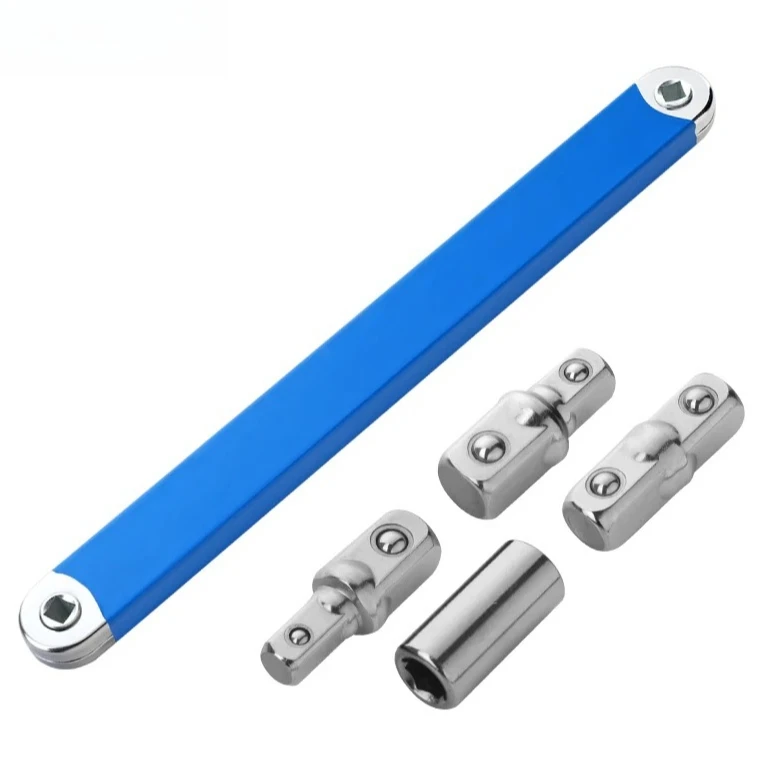 

Mechanical Tools Car Spanner Socket Wrench Set Hand Tools Square Drive Adapters Tools Offset Ratchet Torque Extension Wrench Set