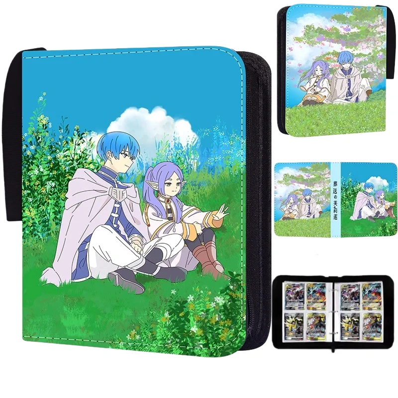 Frieren: Beyond Journey’s End Card Book Anime Peripheral Game Card Collection Loose-leaf Business Card Holder Bag Trendy ToyGift