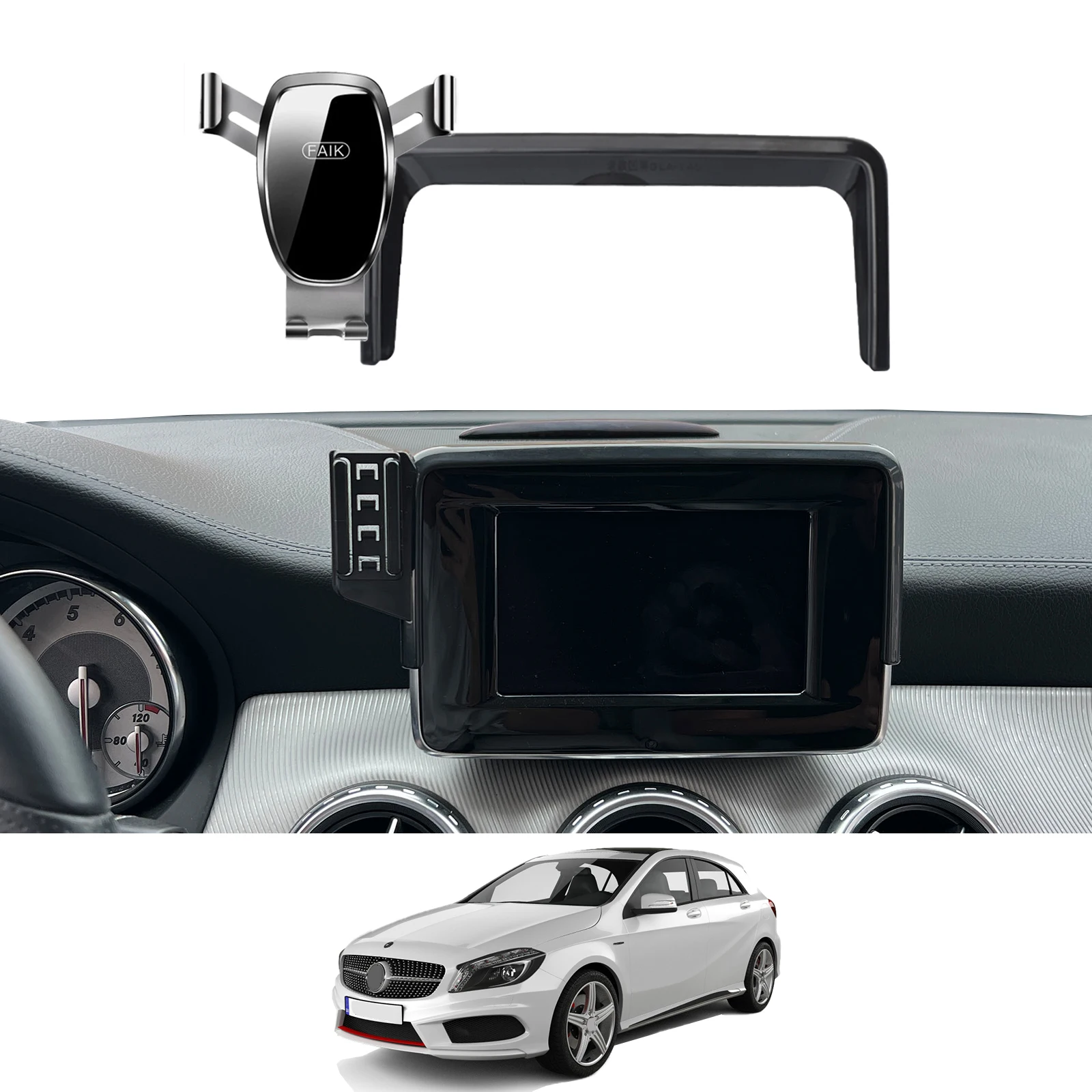 Auto Telefoon Houder voor Mercedes-Benz A-Klasse A KLASSE 2013-2017 GPS Beugel Navigatie Stand Auto accessoires