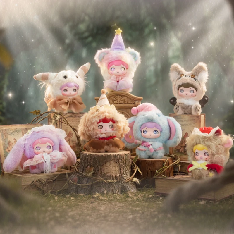 Baobao Fluffy Fantasy Serie Blindbox – Baobao Anime-Puppe Überraschungstüte Vinyl-Plüsch-Anhänger Mystery Box Taschen-Deko Blindbox-Spielzeug