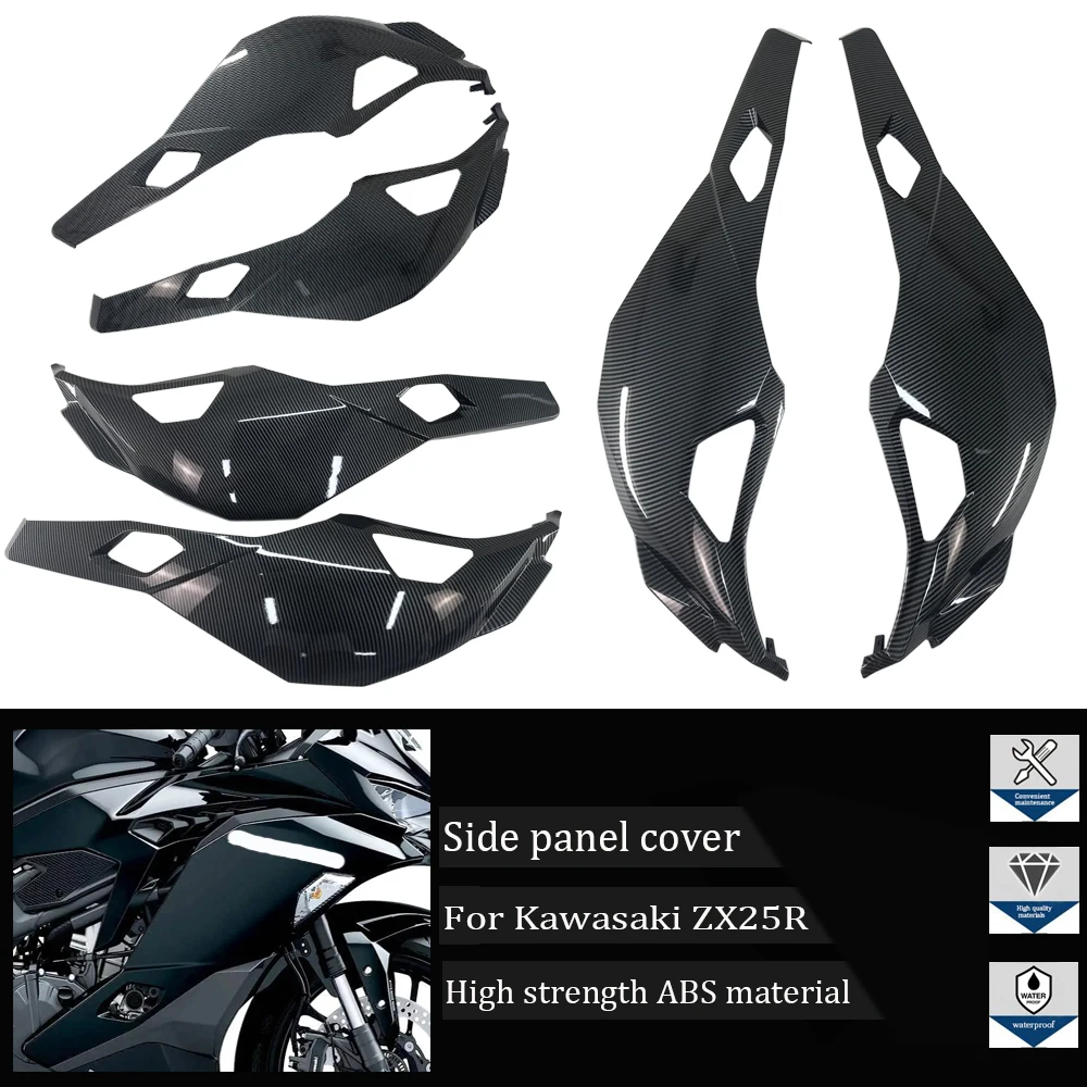 

Suitable for Kawasaki Ninja ZX25R ZX-25R 2020 2021 2022 Motorcycle Accessories ABS Injection Molding Left and Right Side Covers