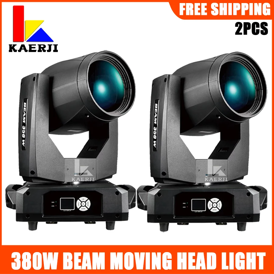 

Kaerji 0 Tax 2Pcs New Bulb Beam 380W 20R Moving Head Lighting Colored Beam Lighting For DJ Disco Concert Wedding Spotlight