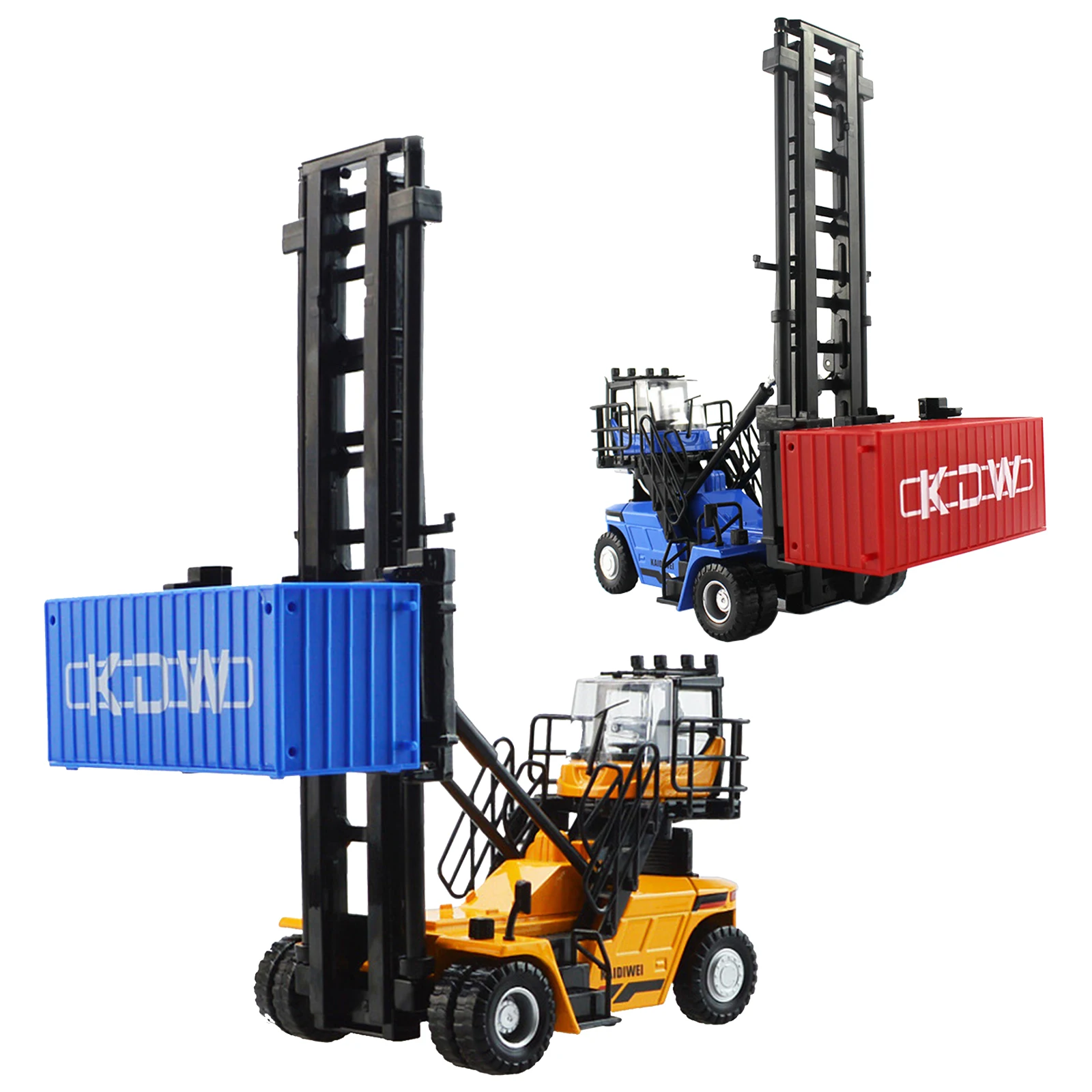 

1:50 scale empty container stacker high simulation alloy engineering vehicle Stacker transfer car children's hobby model toys