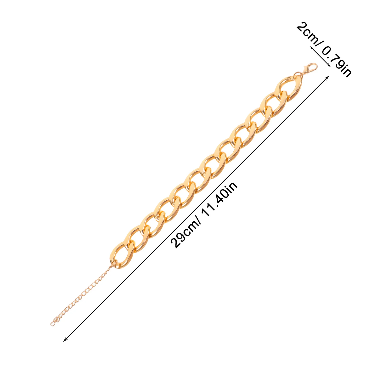 تنوعا سلسلة معدنية سوار للرجال أنيق الحد الأدنى ربط معصمه الذهبي الهيب هوب مجوهرات الإكسسوارات #5