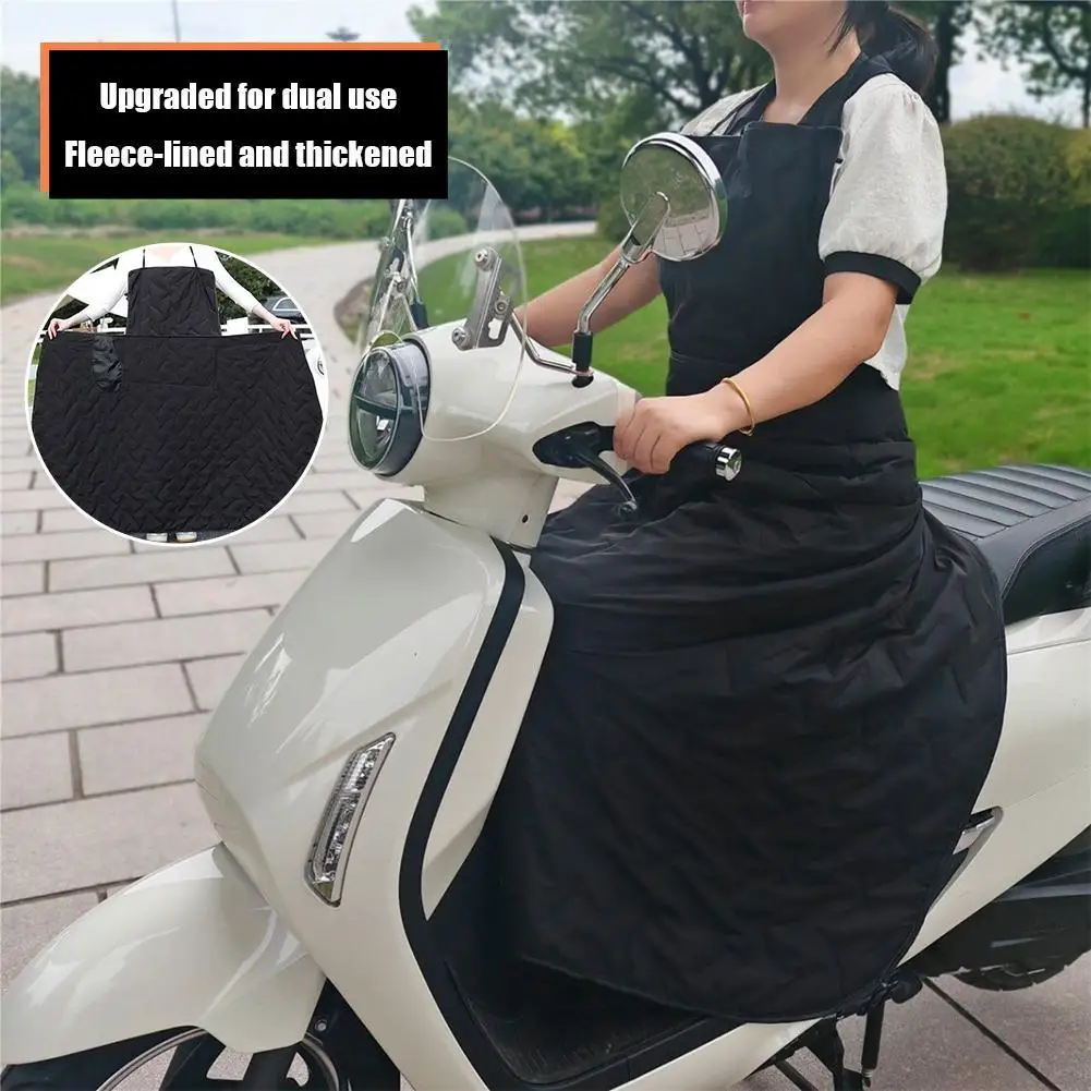 

﻿ Motorcycle Windshield Leg Apron Cover Winter Motorcycle Windshield Cover Winter Thickened Waterproof Windproof Windshield