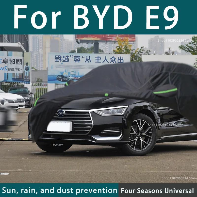 

FOR BYD E9 Car Cover Outdoor Protection Full Car Covers cooling Cover Sunshade Waterproof Dustproof car Accessories