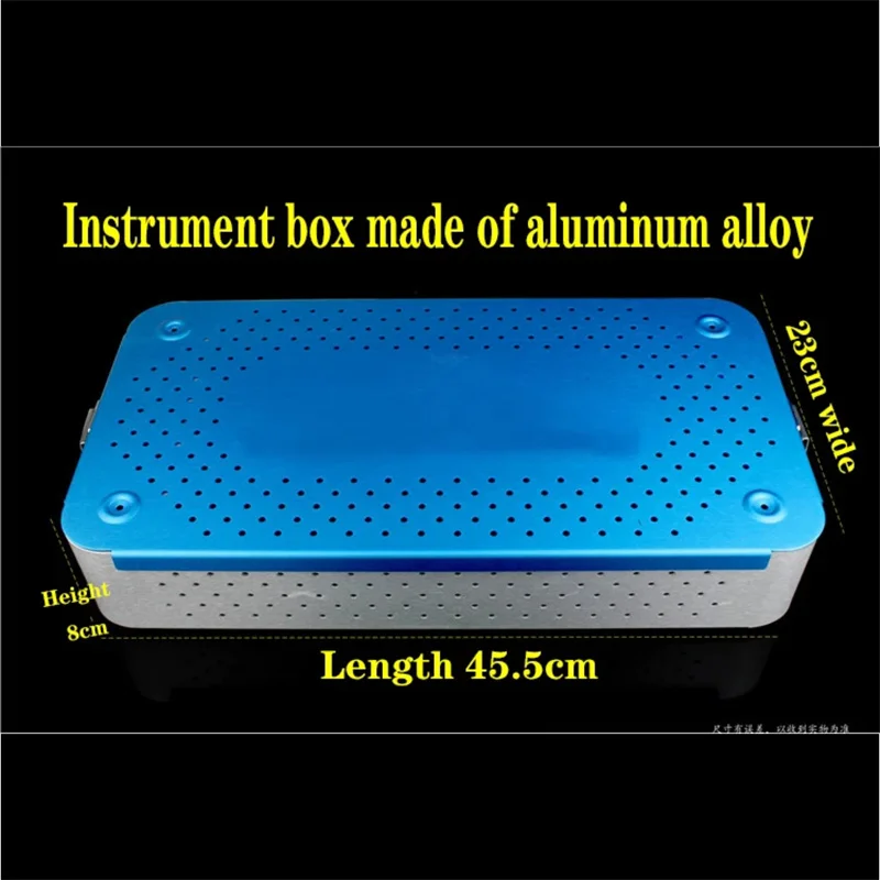 Orthopaedic instruments medical bone knife instrument package goose eyebrow round bone knife flat bone chisel aluminum handle os
