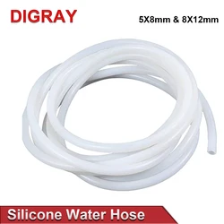 DIGRAY Silicone Tube 8x12mm 5x8mm Water Pipe Flexible Hose For Water Sensor & Water Pump & Water Chiller & Laser Tube.
