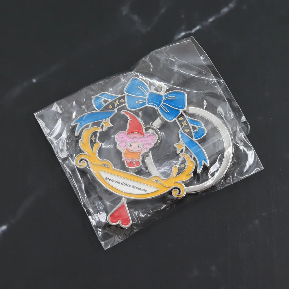 Memole Blumenkranz-Schleife Drehbarer Schlüsselanhänger Niedlicher Anime-Mädchen-Schlüsselring Retro-Rucksack-Accessoire Perfektes Geschenk für Freunde – Detail 13