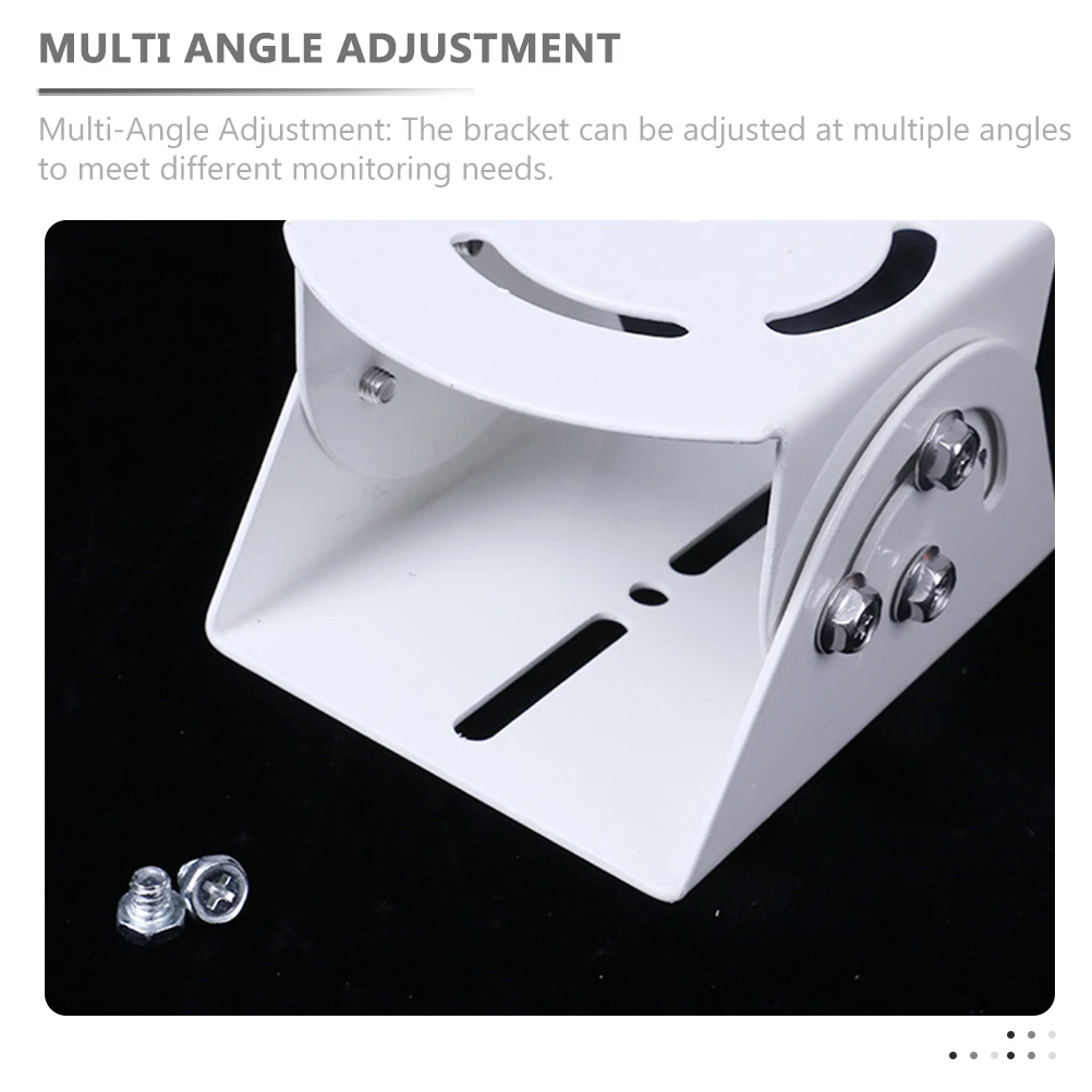 

2pcs Security Camera Mount Wall-Mounted Monitor Support System Stand Multi-Angle Adjustable Steel Bracket For Universal Joint