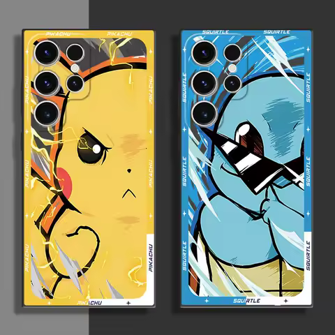 Luxury Pokemon Phone Case for Samsung S21 S23 S22 S24 S25 Plus S21 S22 S23 S24 S25 Ultra S21 S23 S20 FE Matte