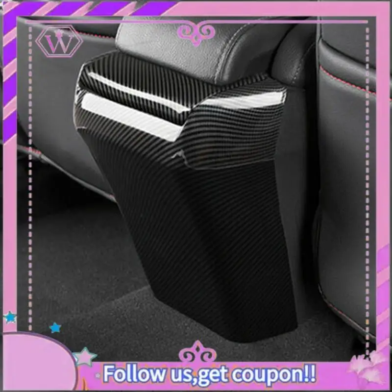 

A90U-Fit For Honda Civic 2016-2021 Carbon Fiber Rear Air Outlet Vent Panel Cover Trim Replacement Parts Accessories 2PCS