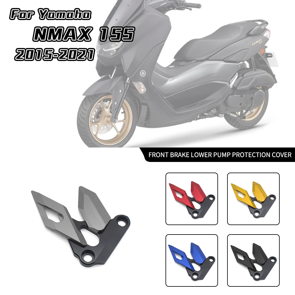 

CNC Front Caliper Guard Rear Brake Disc Guard Protector Cover For Yamaha NMAX155 NMAX 155 N MAX 155