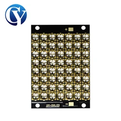 Impressora 365-370nm 380-385nm 395-400nm 400-405nm uv da tinta deslocada da lâmpada de cura da alta potência do módulo 560w do diodo emissor de luz