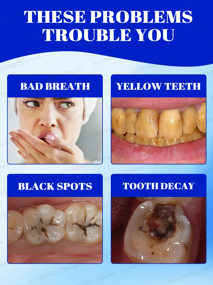 Teeth whitening powder, gentle on the mouth, freshens breath, and prevents plaque and stains.
